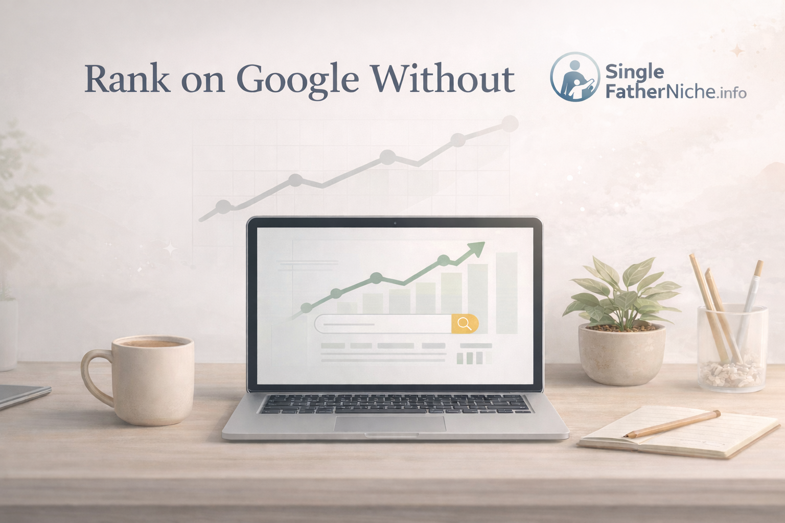 Rank on Google Without Burnout - calm SEO experiment by SingleFatherNiche